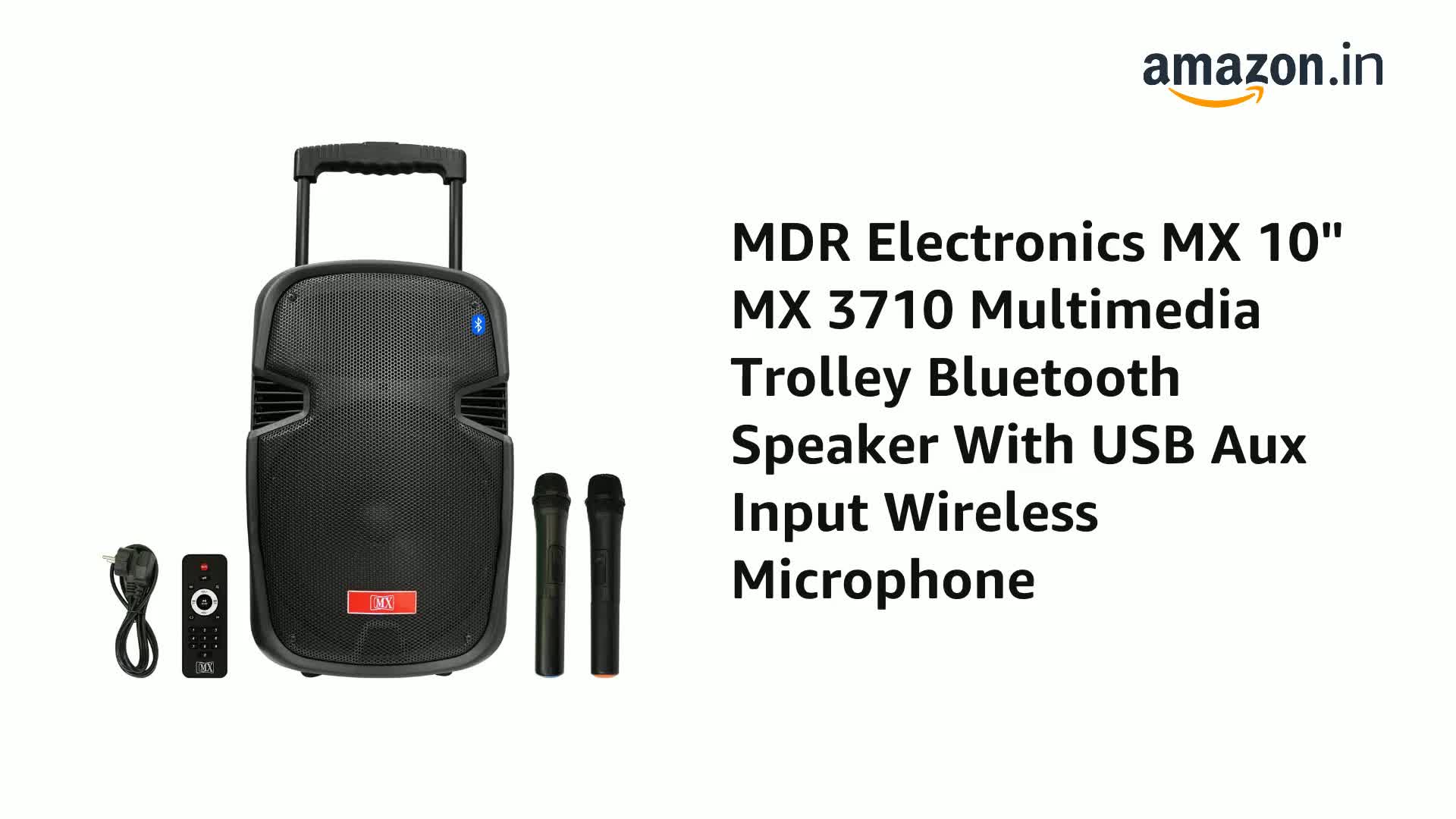 mx 10 multimedia speaker trolley