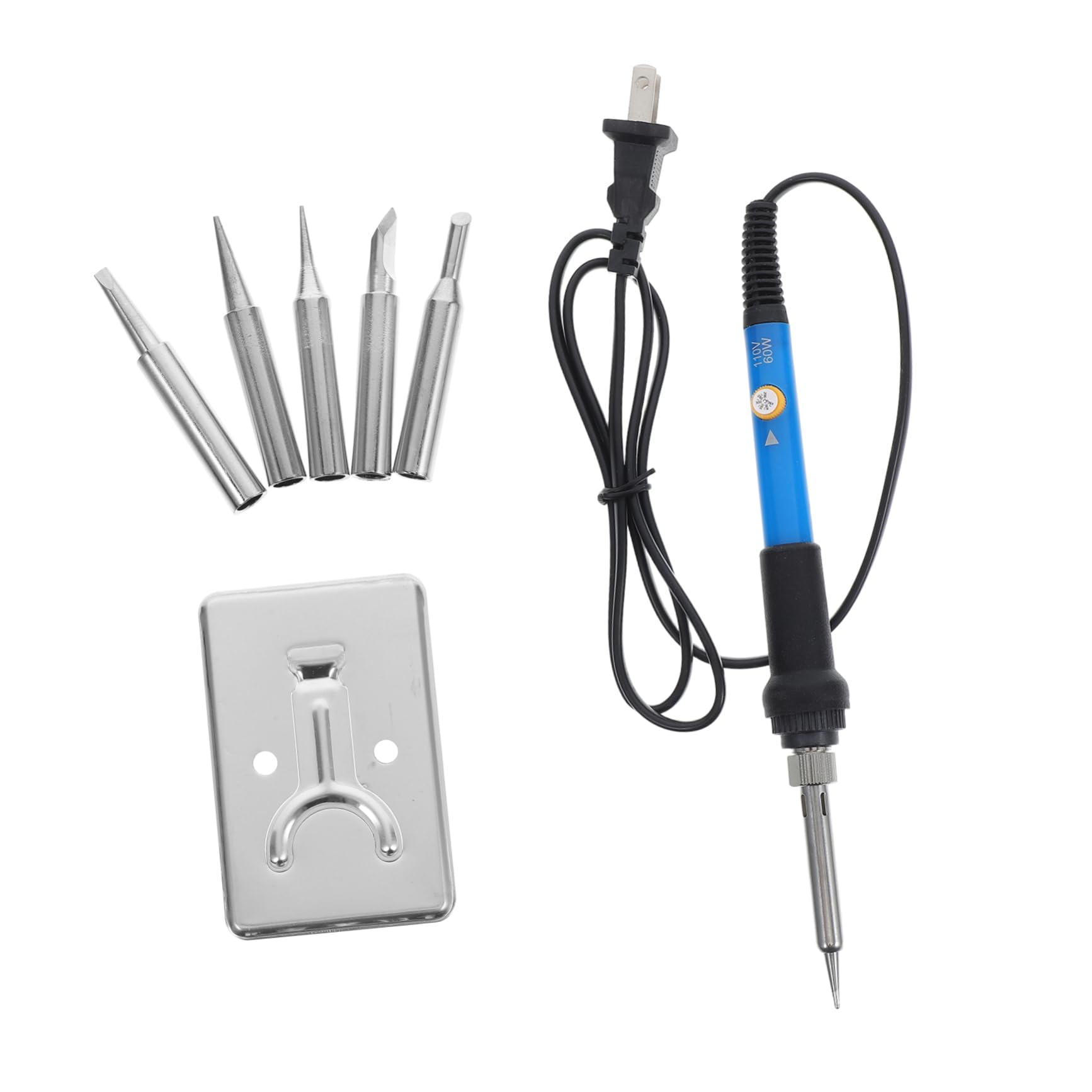 HAWILLOSCH 1Set Soldering Kit with Adjustable Temperature Soldering Iron Rapid Heating for Electronics and Jewelry Repairs Includes Versatile Tips and Stand for DIY Projects