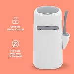 Litter Genie Peau de style - Chat Litter Système d'élimination des déchets avec sac de recharge de la queue carrée - Compatible avec Standard et Jumbo Litter Genie Recharge