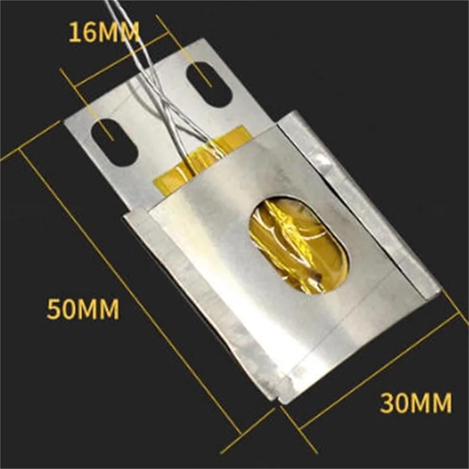 Thermocouple Chip Tile Type PT100 Patch Probe Embedded Temperature Sensor PTFE Line 1Pcs(Resin 3000mm)