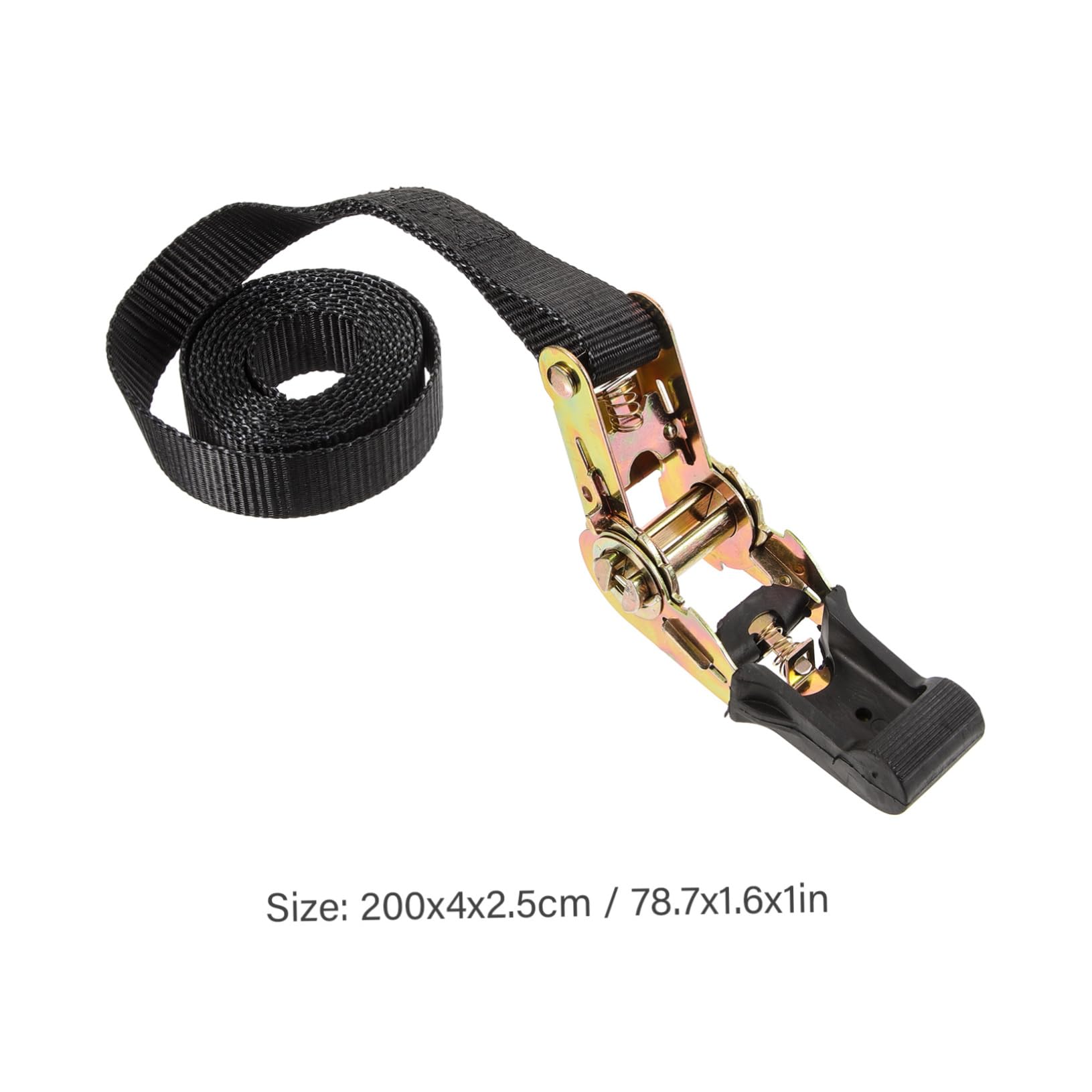 1 M X 25 Mm Sangles D'Arrimage, 4Pcs Réglables Sangle à Cliquet Avec Boucle En Alliage De Zinc Pour Bagages, Camionnettes, Camions, Moto (Gris