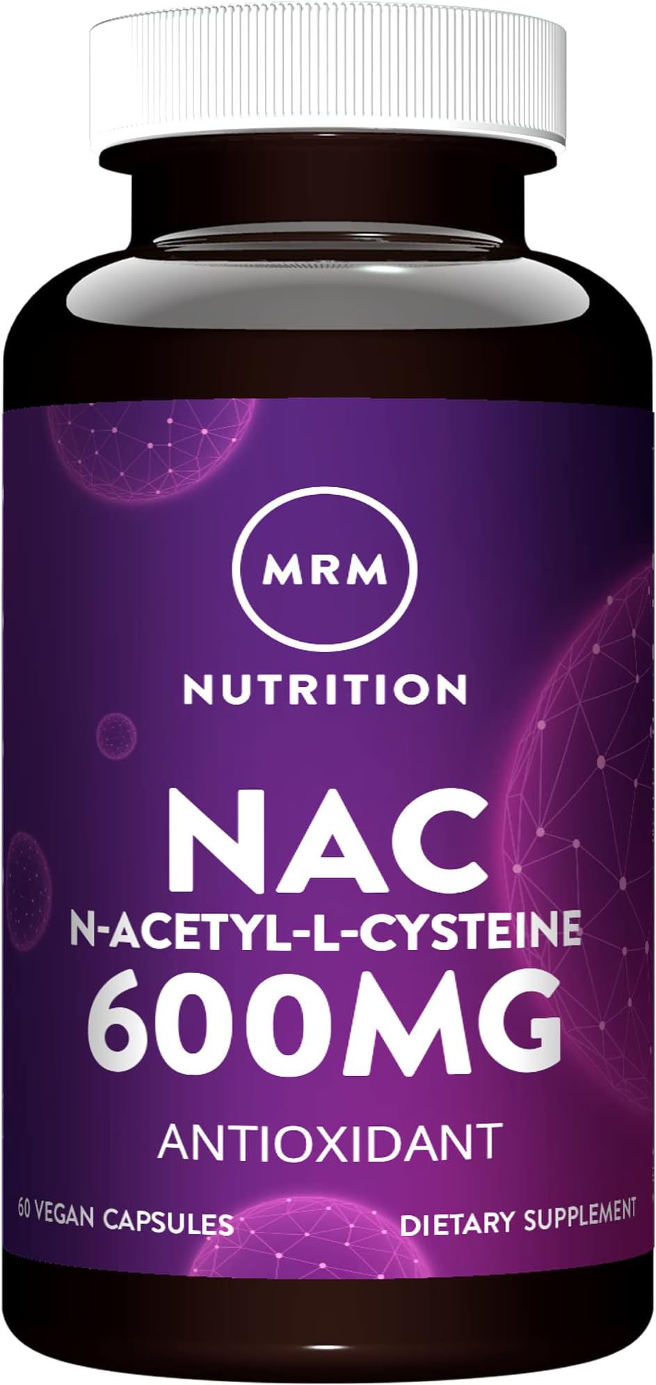 Nutrition N-Acetyl-Cysteine (NAC) 600mg | Antixoidant | Resipratory Health | Liver Health | Mitochondrial Health | Vegan + Gluten-Free | 60 Servings