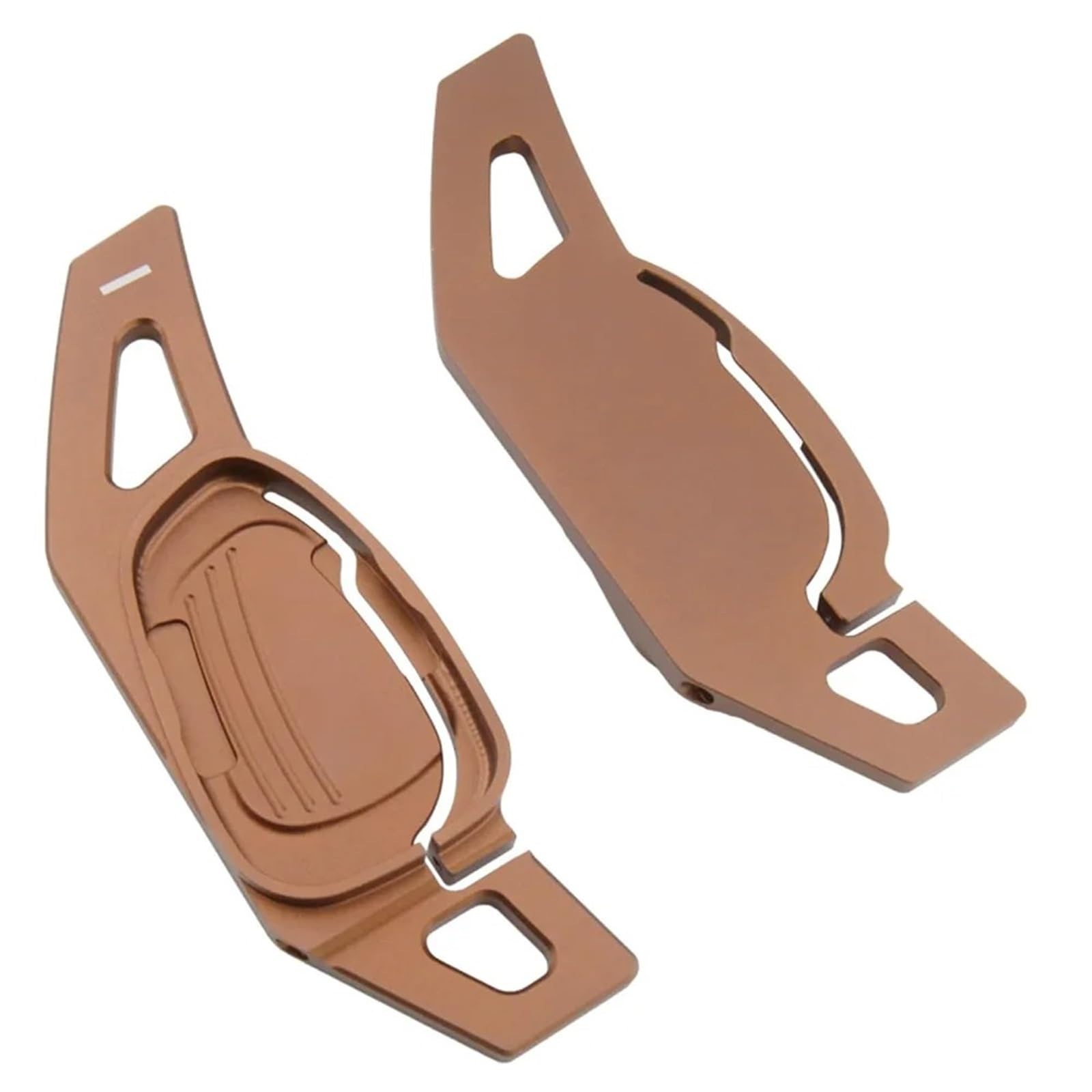 YAKISA Paddles Shift for Cupra for Ateca for Formentor for Leon Car Steering Wheel Shift Paddle Gear Paddles Extension Paddle Shifter(Brown)