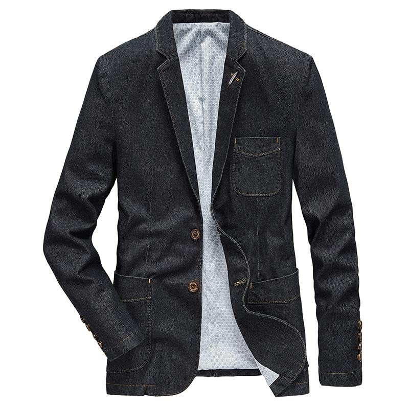 Slim Fit Jeans Men' Blazer | Suit Jacket Male - -3