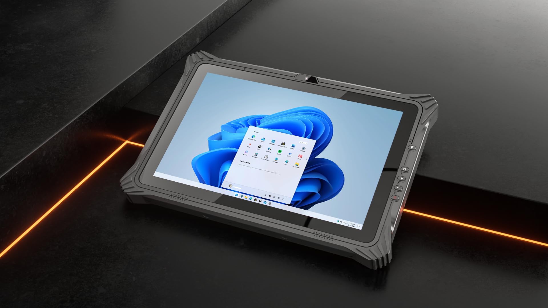 Tablet PC robusto da 12,2 pollici Windows 11, tablet impermeabile palmare industriale 4G Intel Core i7-1255U 16GB+256GB con NFC RJ45
