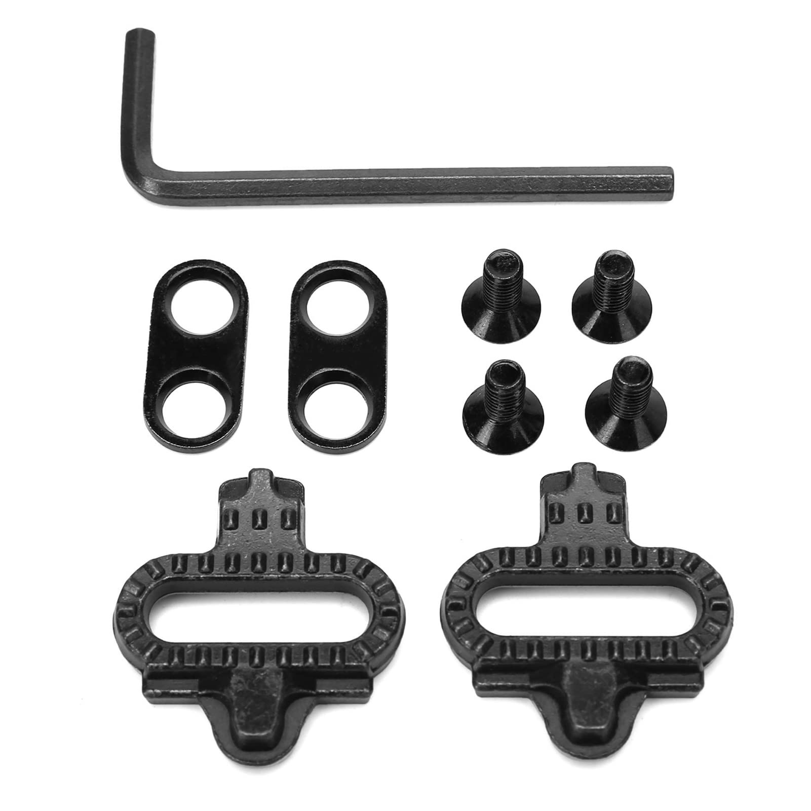 Gavigain 2 Pcs Bike Cleat,Bike Cleats Compatible with Pedals for Spinning, Indoor Cycling, and Mountain Biking,Easy Cleat Release, Top Power Transfer, Customizable Stability for Bike