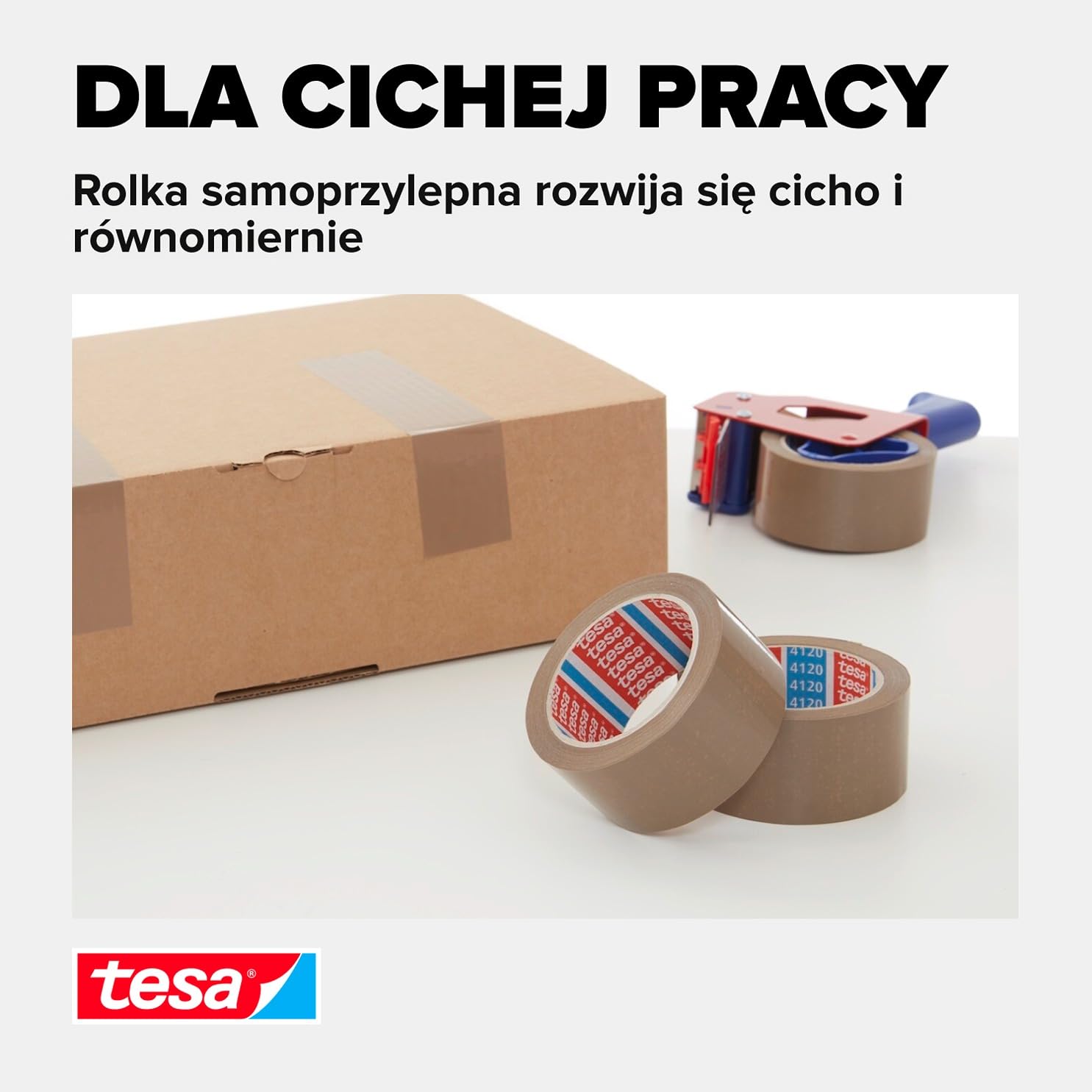 Tesa Pack 58166 Oklejarka, Brązowy, 66m x50mm