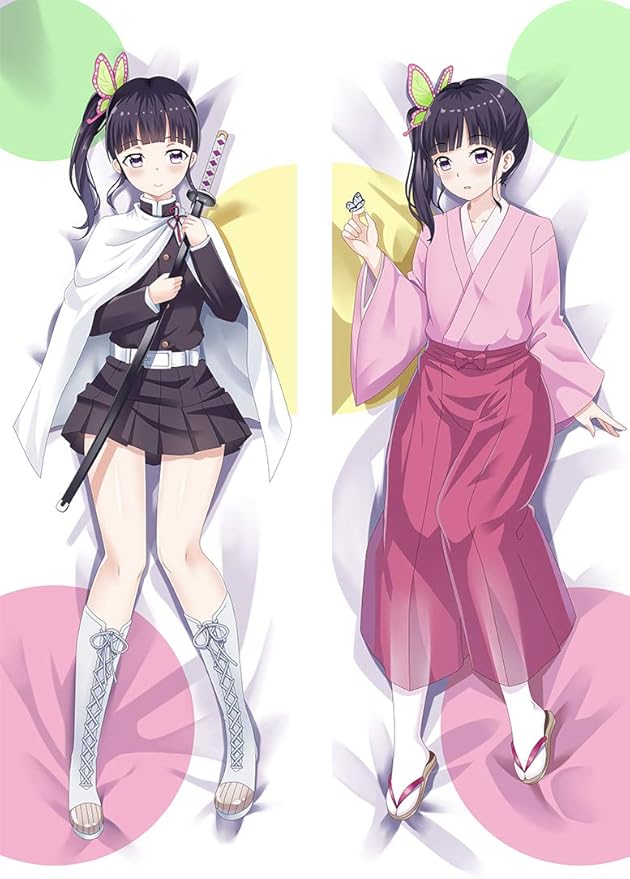 Amazon 鬼滅の刃 栗花落カナヲ つゆりかなを両面プリント ピーチスキン キャラグッズ アニメ 等身大 抱き枕カバー Anime Pillow Cover サイズ選択可 アニメ 萌えグッズ 通販