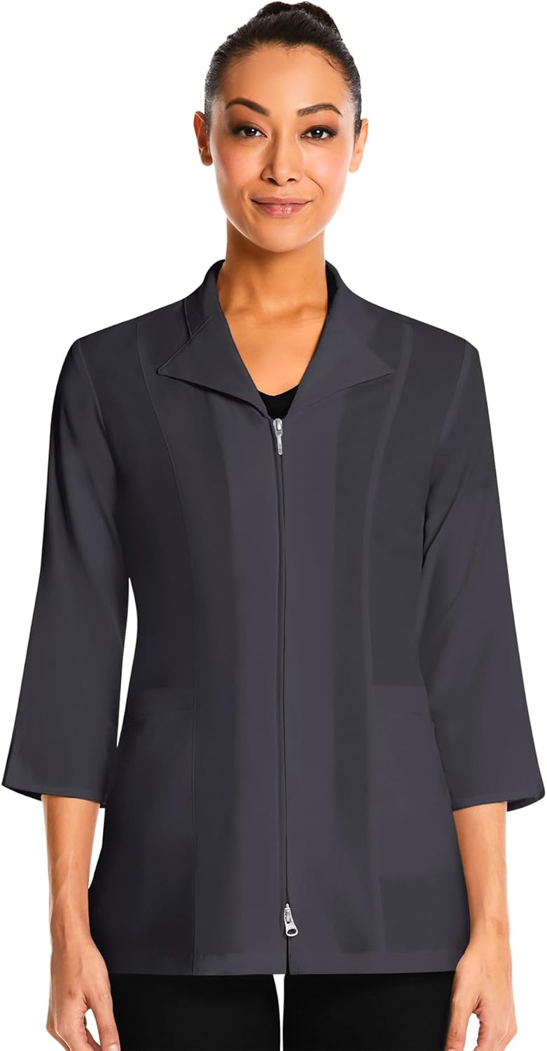 Maevn Smart Women’s 3/4 Sleeve Zip Lab Jacket