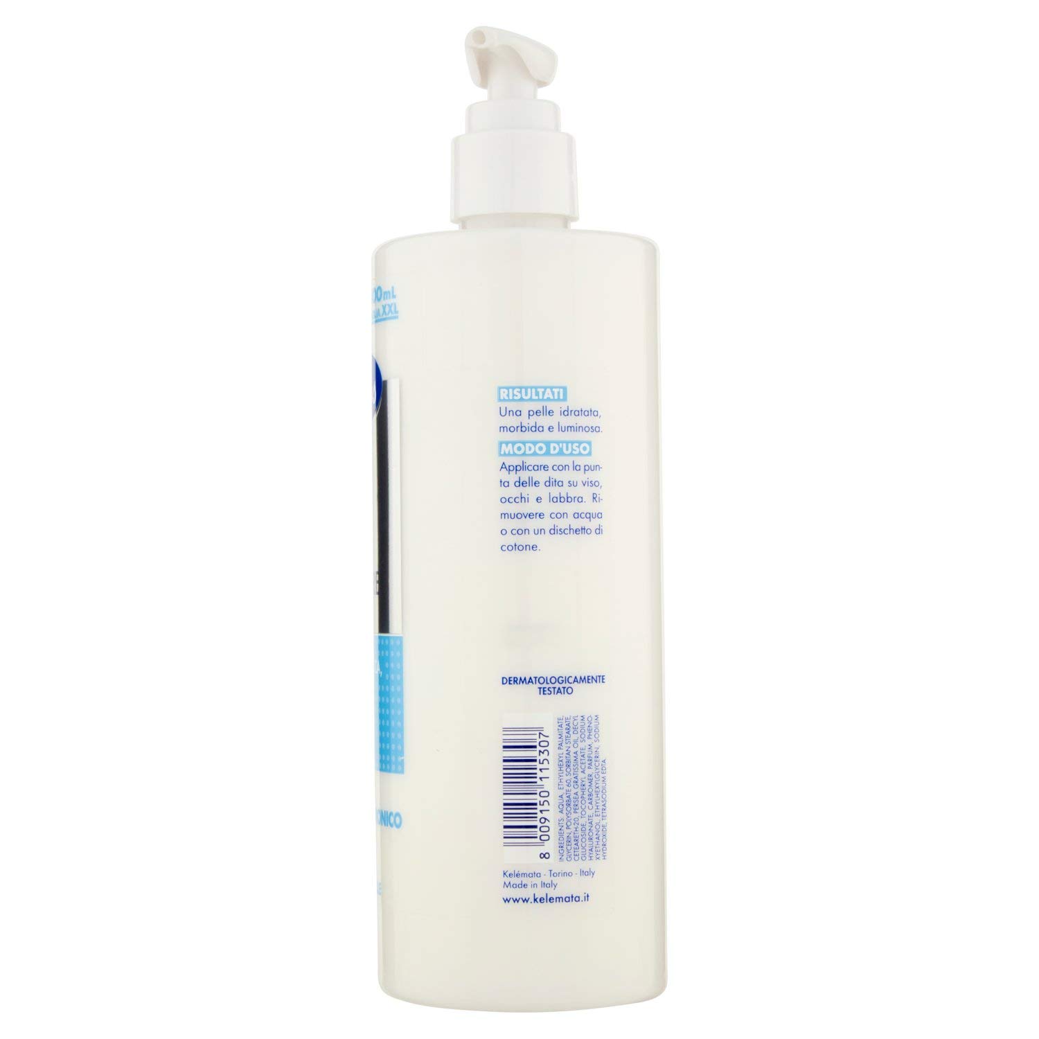 Venus, Latte Micellare Idratante con Acido Ialuronico, Deterge, Strucca e Illumina, Tutti i Tipi di Pelle, Viso e Occhi, 400 ml