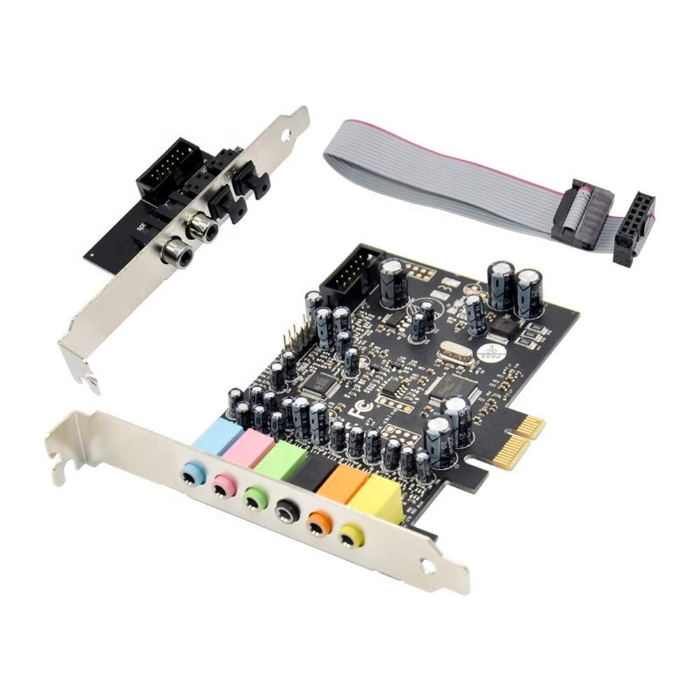 MEO PCIe 7.1 Channel Sound Card CM8828 + CM9882A with SPDIF Bracket PCIe 7.1CH Analog&Digital Stereo Sound Card