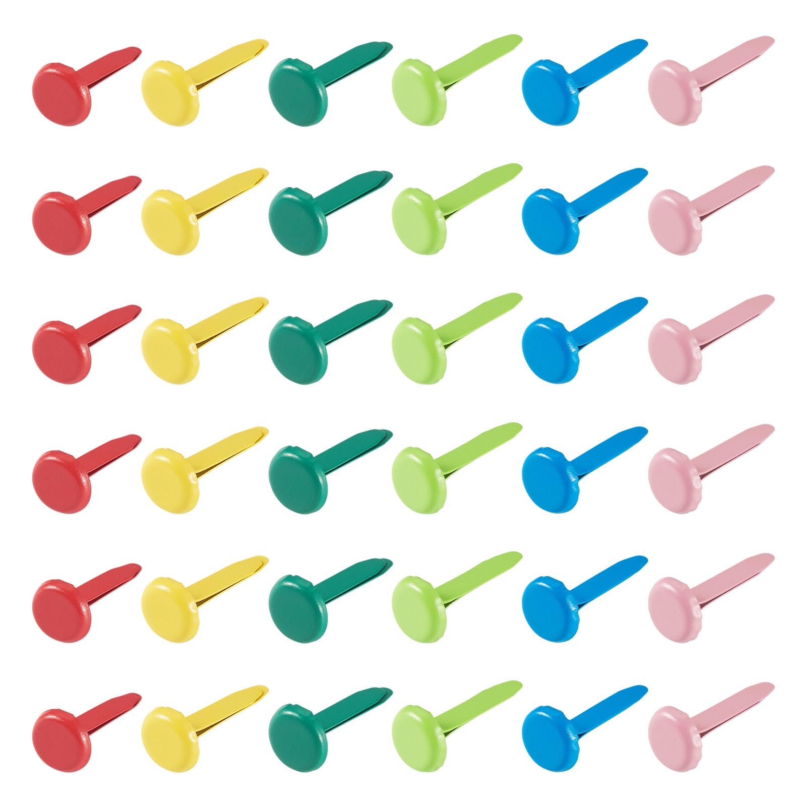 Attaches parisiennes en fer x100, mini attaches de scrapbooking en 6 couleurs