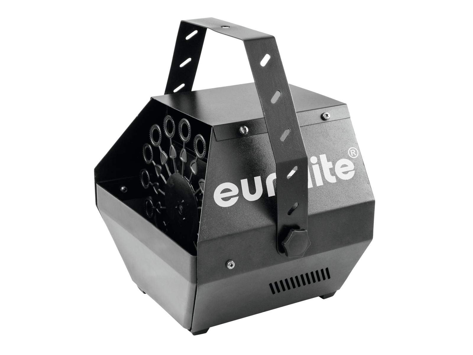 Eurolite B-100 Seifenblasenmaschine schwarz DMX | Seifenblasenmaschine, für hängende und stehende Montage geeignet