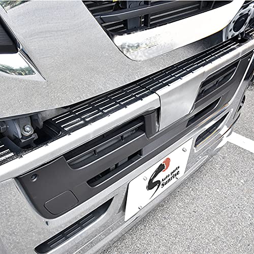 ★1点限りの大特価★ いすゞ純正　フロントバンパーアッパーメッキカバー いすゞ 07フォワード 4t純正バンパー100mm前出し3点セット(鏡面