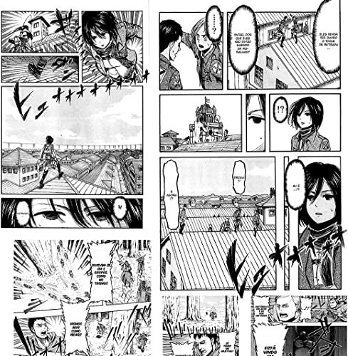 Papel de Parede Adesivo Autocolante Decoração Anime Mangá Attack On Titan 10 Metros