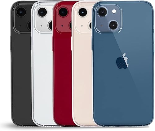Miniatura 7 de totallee Funda transparente para iPhone 13, cubierta delgada ultra delgada y minimalista para Apple iPhone 13 (2021) (transparente)
