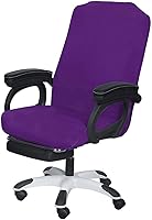 Vista 38 de SARAFLORA Funda para Silla de Oficina - Mediano, Negro - Funda Extraíble para Silla de Computadora para Silla de Oficina con Cremallera para Silla