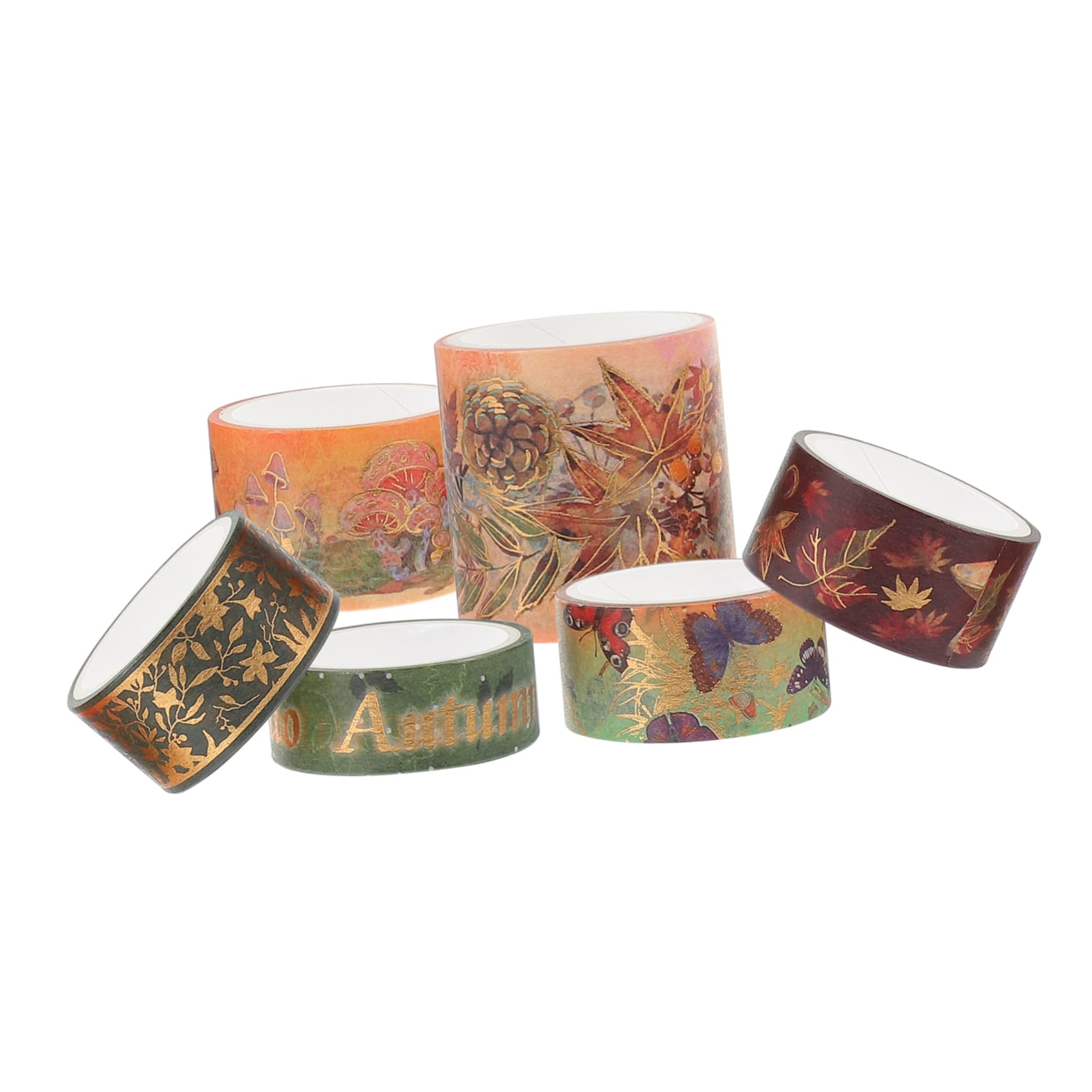 Operitacx 30rollen Washi Tape Mit Klebefilm Für Scrapbooking Und -dekoration Pro Kreative Gestaltung Mit Bunten Schmetterlingen Leicht Ablösbar Und Vielseitig Einsetzbar