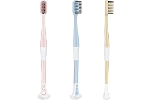 Extra Soft Toothbrush with Tongue Scrubber