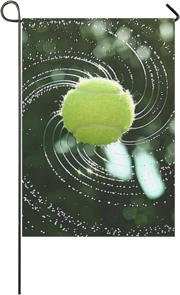 Garden Flag,Tennis Ball Weatherproof 100 Polyester House