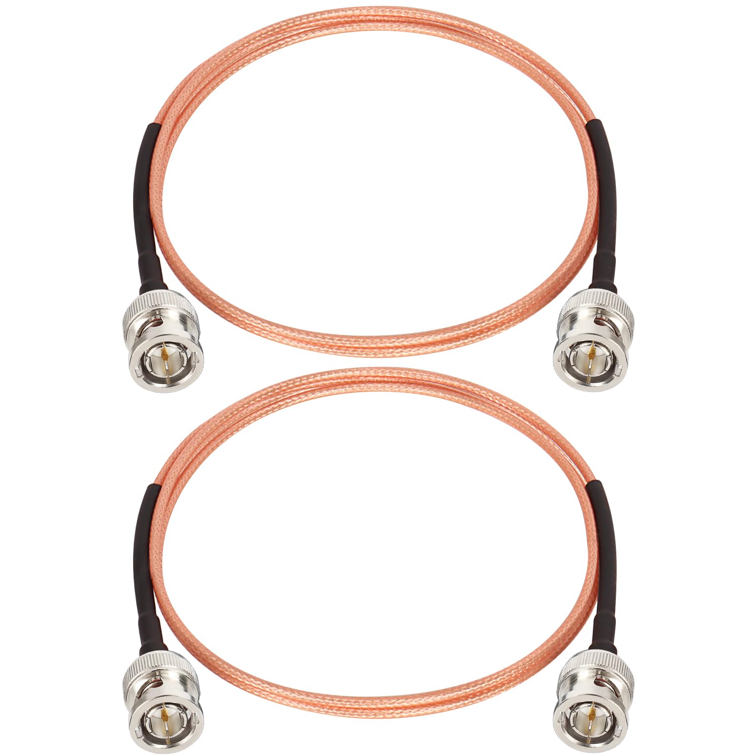 XRDS - RF Flexible HD-SDI Cable, 3ft, 75 Ohm RG179 Extention Cable, 4K Ready, Supports 3G HD/SD-SDI Equipment, 2-Pack (BNC-BNC)