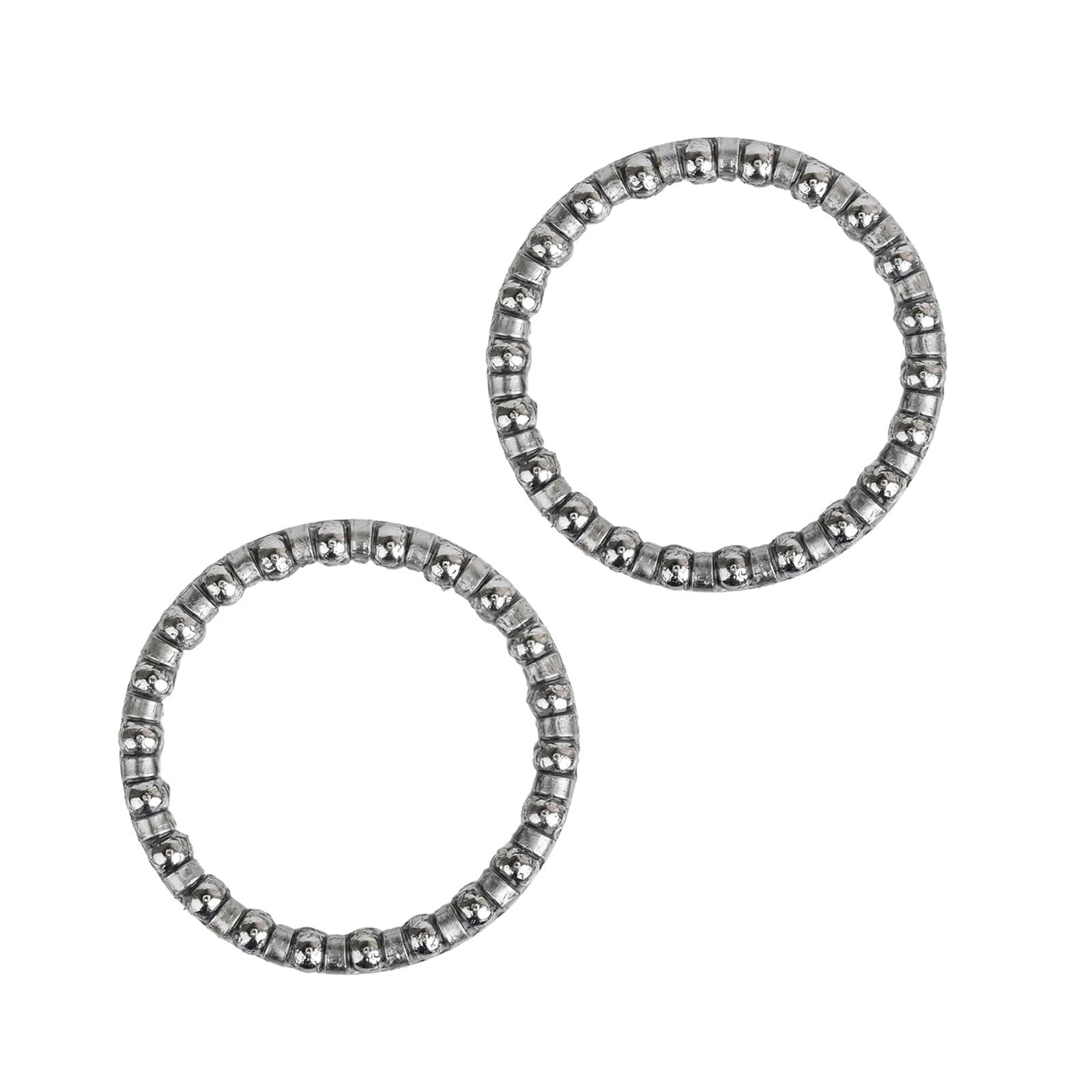 1 Pair Bearing, 1 Pair Bowl M365 1S Pro Scooter Front Fork Tube Swivel Steering Parts Front Fork Bearing Bowl Plastic Spacer(Bearing)