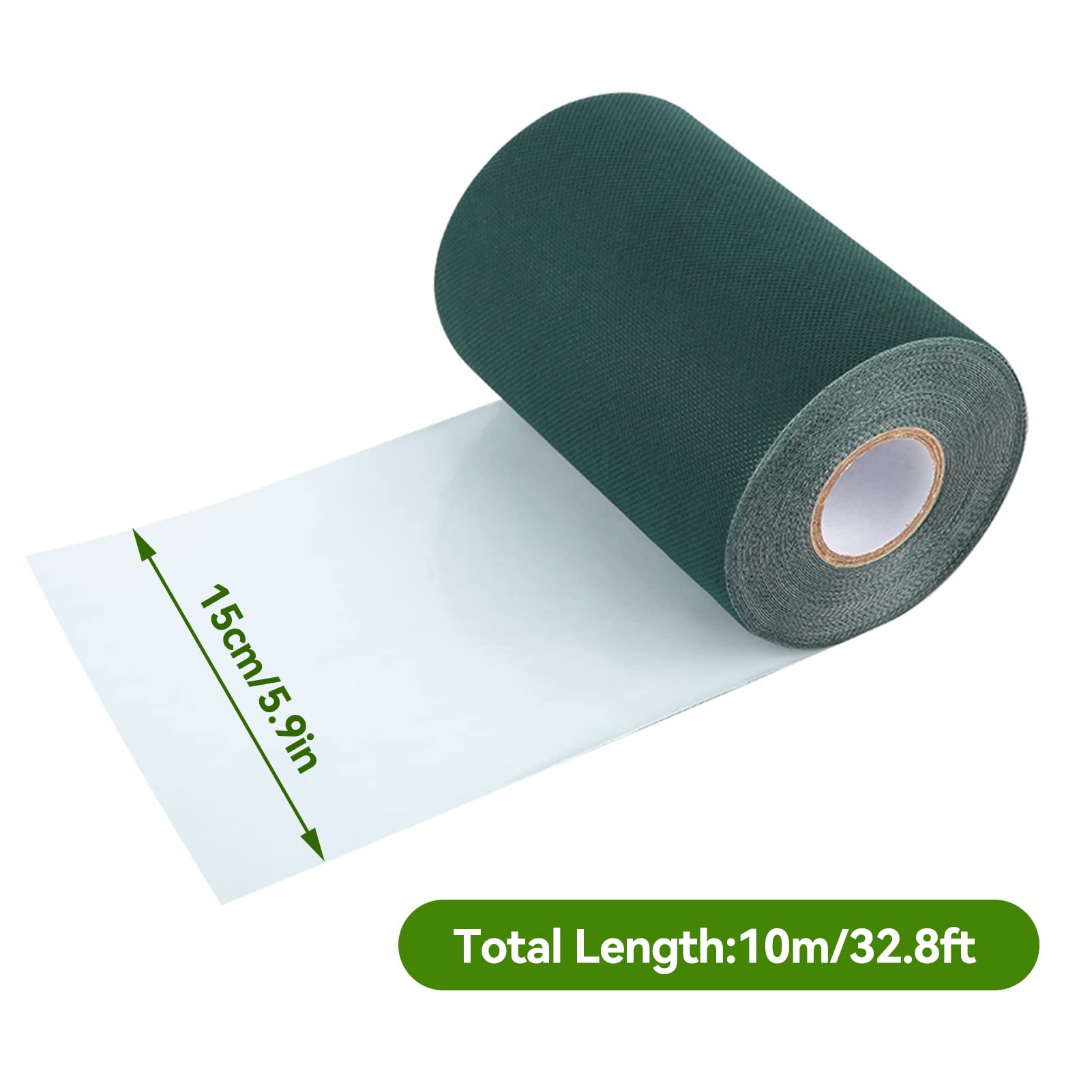 Nastro Per Giunzione Prato Artificiale - 5m X 15cm, Verde, Per Fissaggio Tappeti Erbosi Sintetici - Foto 4