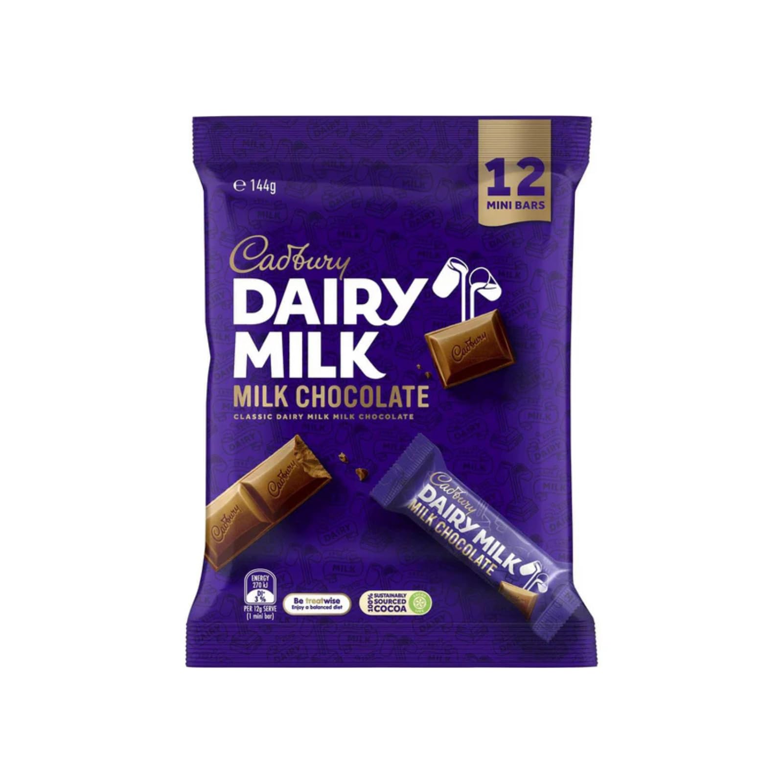 Cadbury Dairy Milk Chocolate Sharepack 144g