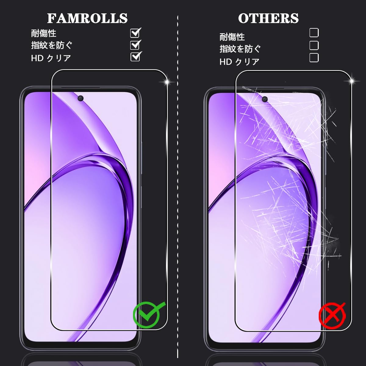 Oppo A3 5G 保護フィルム無し OPPO A3 5G 保護 フィルム OverLay Secret for オッポ