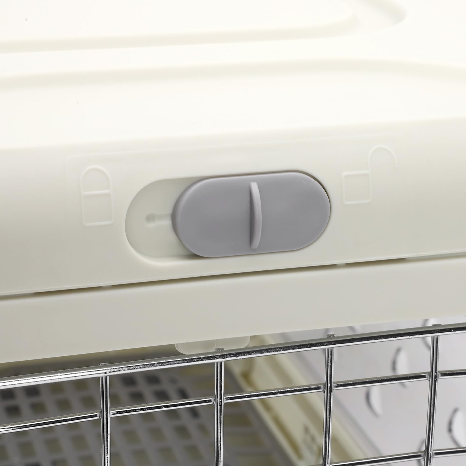 Große, Faltbare Katzenbox aus Kunststoff für Reisen, Tragbare Katzentransportbox, Transparente Reise-Haustiertransportbox für Flugzeug, Auto, Entworfen für Viel Platz,