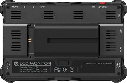 Lilliput T5 5 inç dokunmatik ekran IPS Full HD 1920x1200 4K HDMI 60Hz kamera video saha monitörü BMPCC DSLR kamera için (T5 5 inç HDMI)