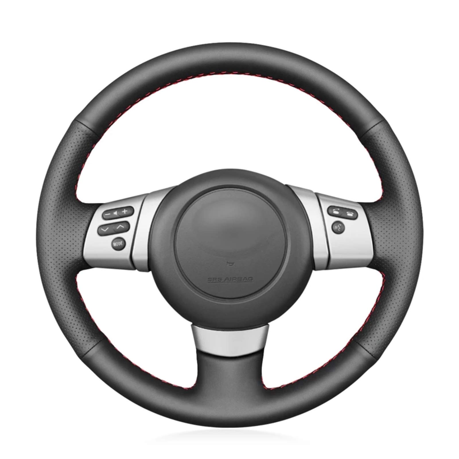 Hand-Stitched Car Steering Wheel Cover Wrap Accessories,For Toyota FJ Cruiser 2006-2012 2013 2014,Microfiber Leather Protector