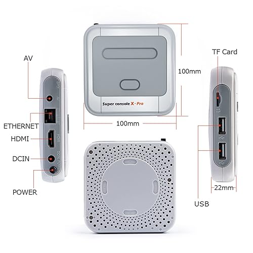 Miniatura 7 de HJKPM PS1 Retro Plug and Play Video Game Console Retropie Raspberry Pi 4 32GB Super Emulator Built-in 7000 Classic Games Support PS1 PSP N64 SFC NES