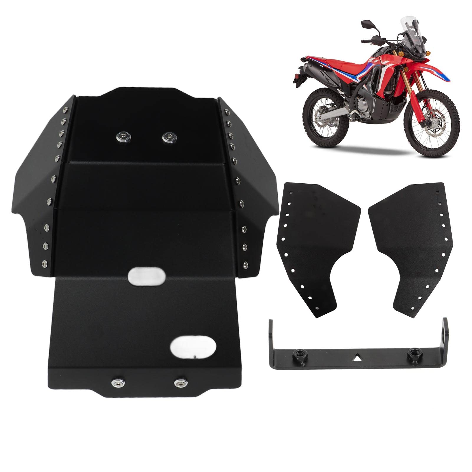 Protezione Antiusura per Telaio Motore, Adatta per CRF300L CRF300RALLY, Protezione Robusta per Avventure Fuoristrada