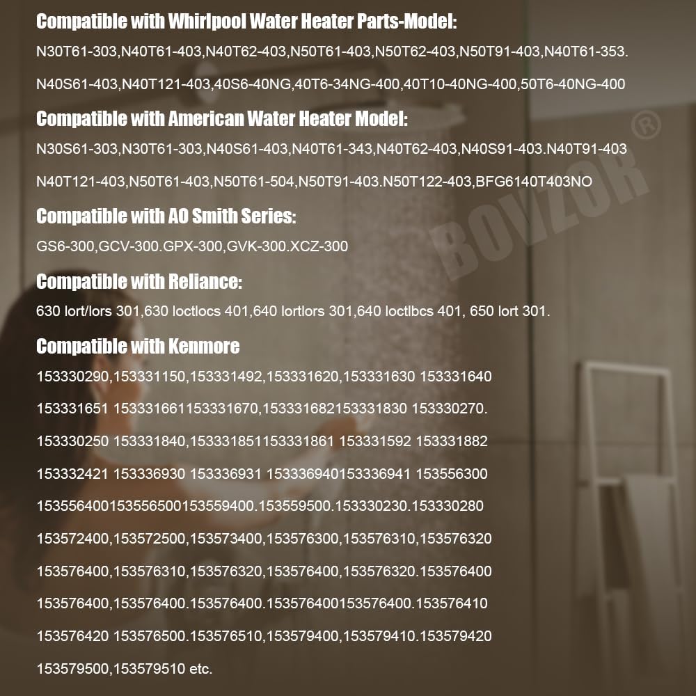 給湯器パイロットアセンブリ&amp;サーモパイルキット - 300/301シリーズと互換性があり、9007876 &amp; 100