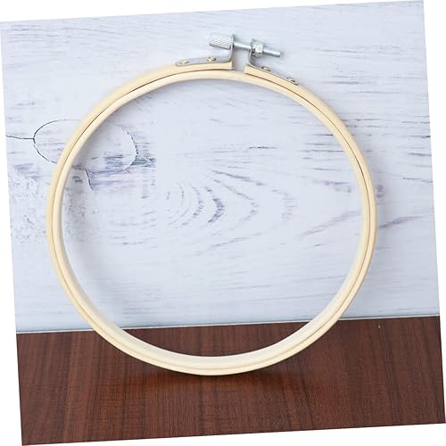 Miniatura 3 de ABOOFAN Kit de punto de cruz, soporte de exhibición de madera, marco de punto de cruz, kit en miniatura, kit de piercing, anillo de aro de bordado