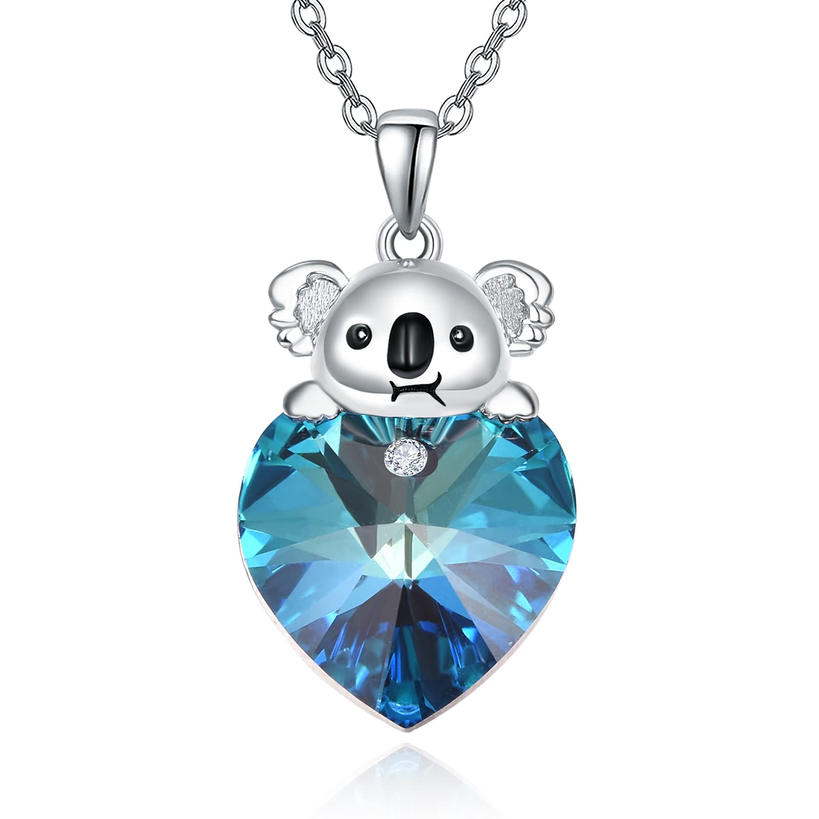 Collana Koala in argento sterling placcato oro, collana