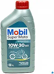 Óleo Lubrificante Semissintético 10W30 MX Mobil Super Moto (1 Litro)
