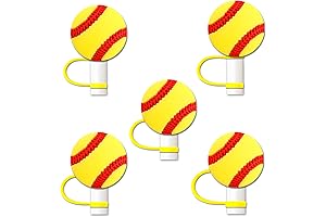 Softball Straw Topper: Protect Your Drink with Style
