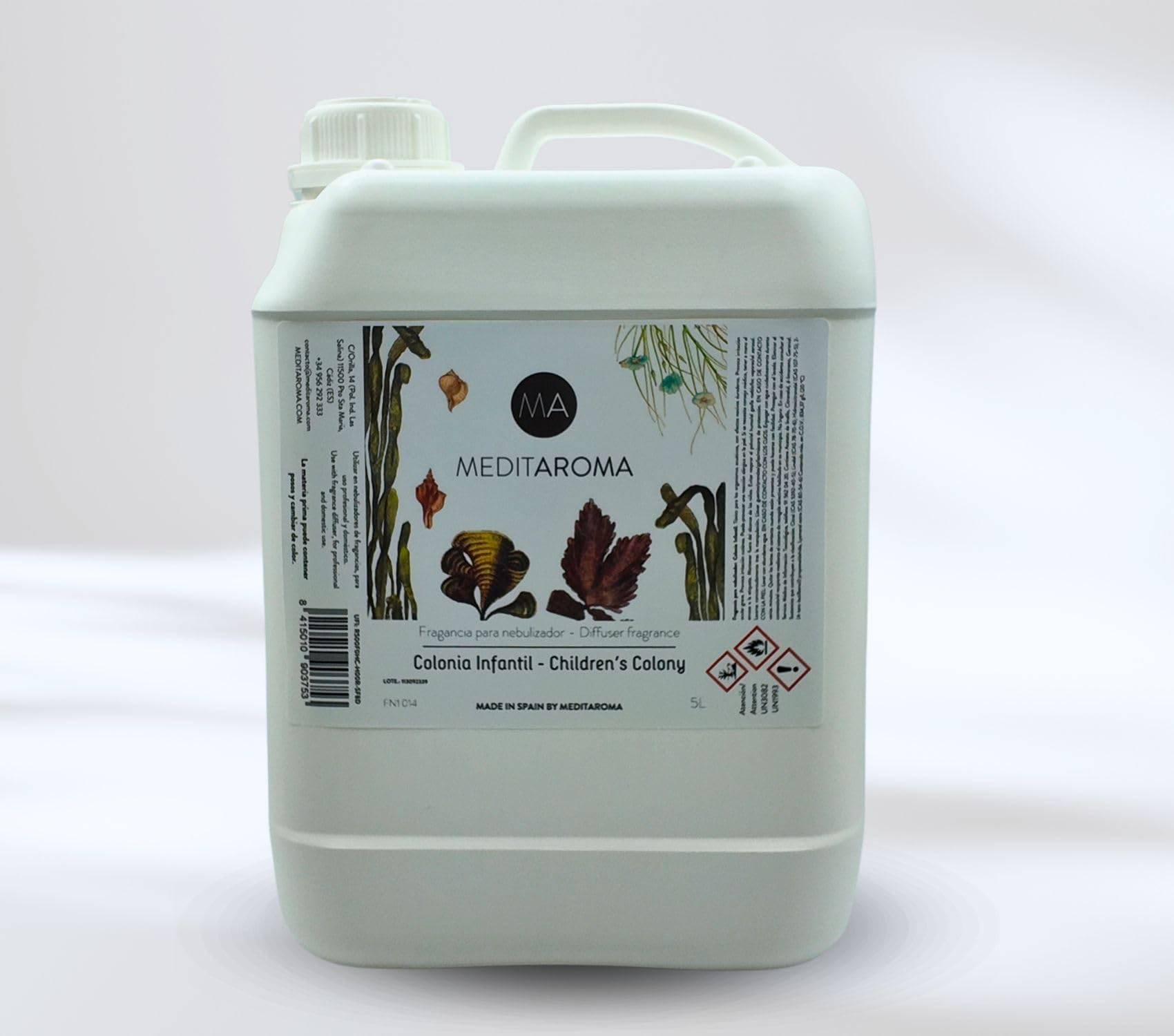 MEDITAROMA Fragancia Colonia Infantil. -Aromas Naturales. -Ambientador Profesional. 5 litros