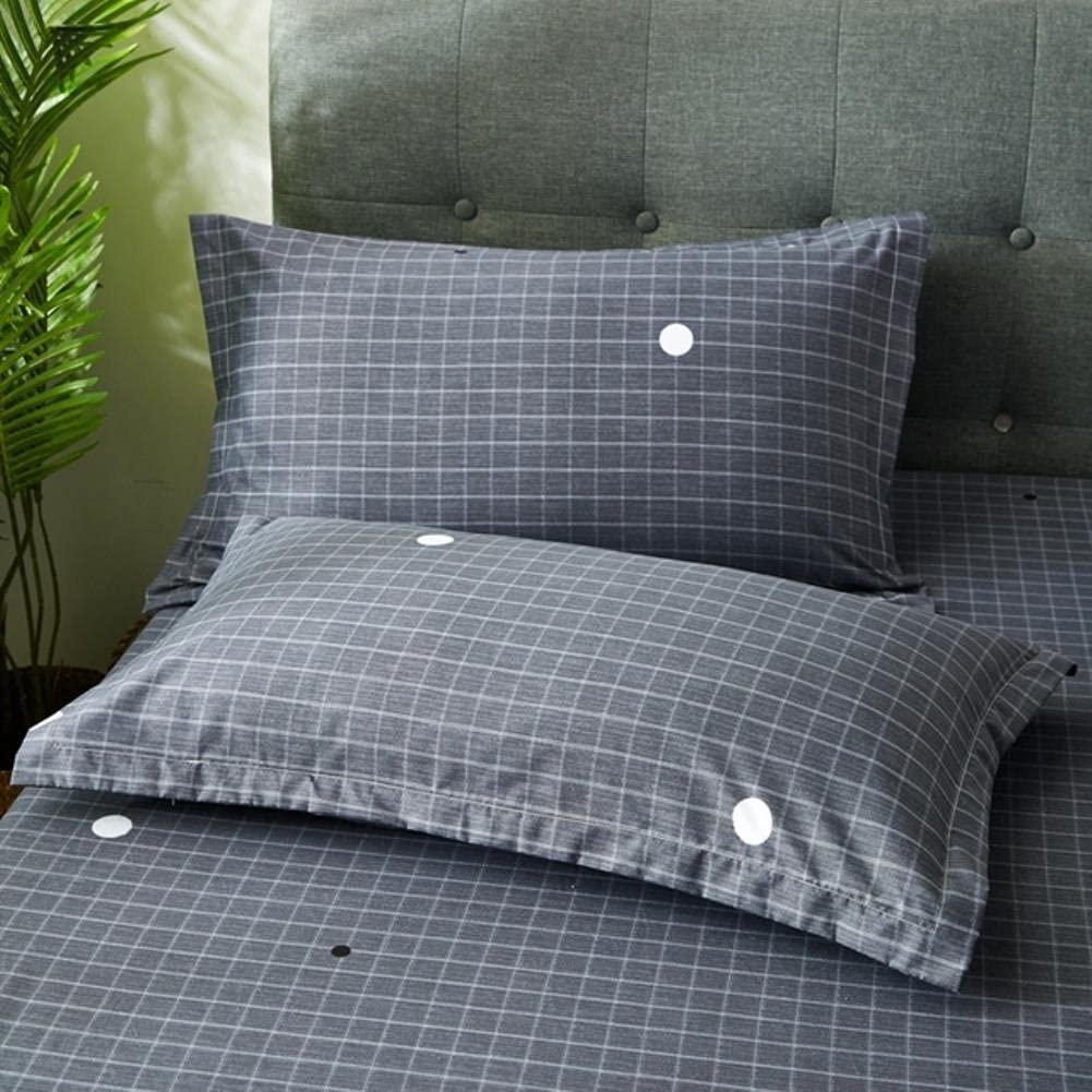 Taie d'oreiller 48x72 cm en coton aloe vera lot de 2
