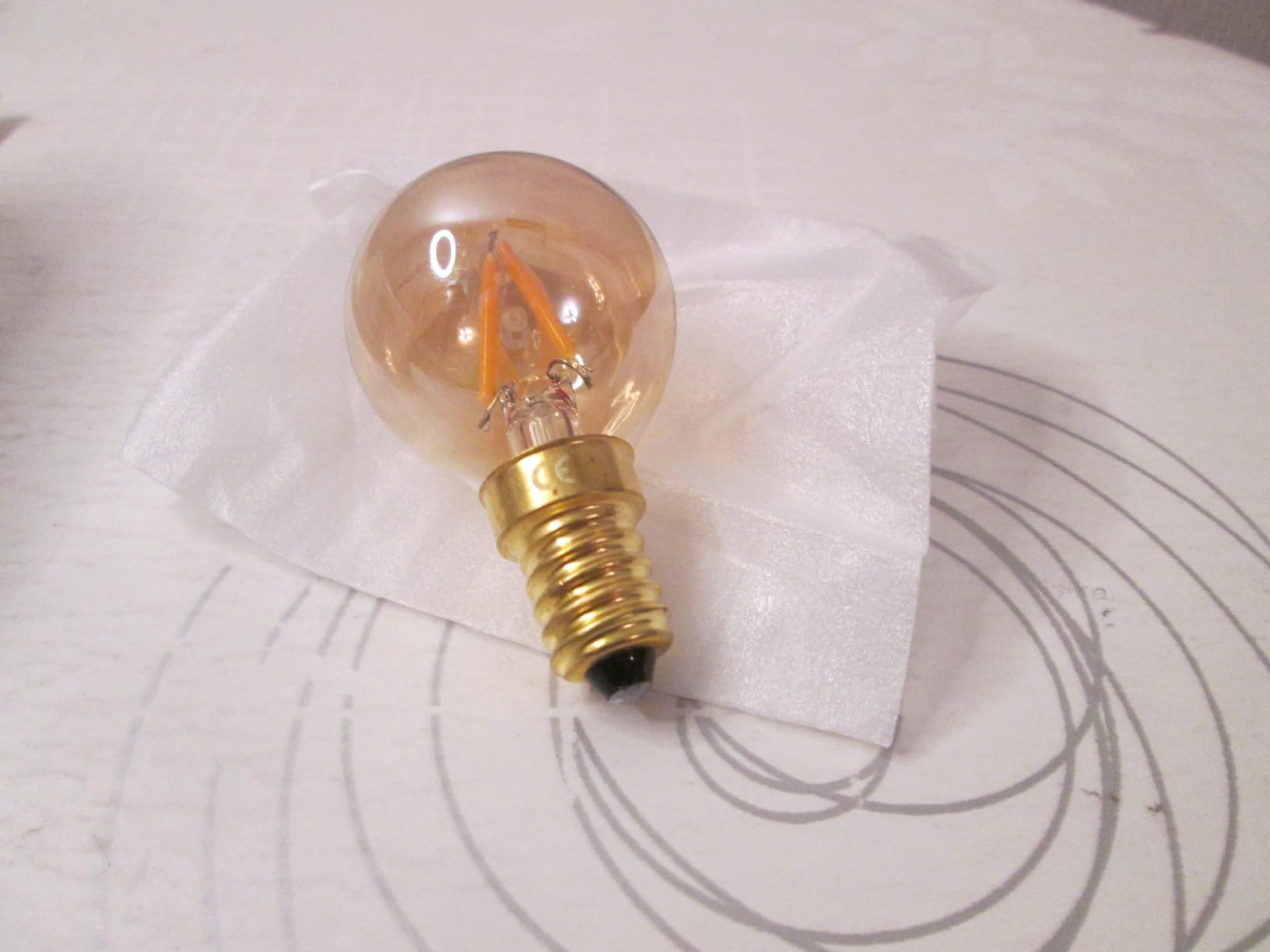 2 Ampoules E14 16W Luxvista - Blanc Chaud 2700K Dimmable - Pour Lampe De Sel, Chauffe-Cire - 220V-240V