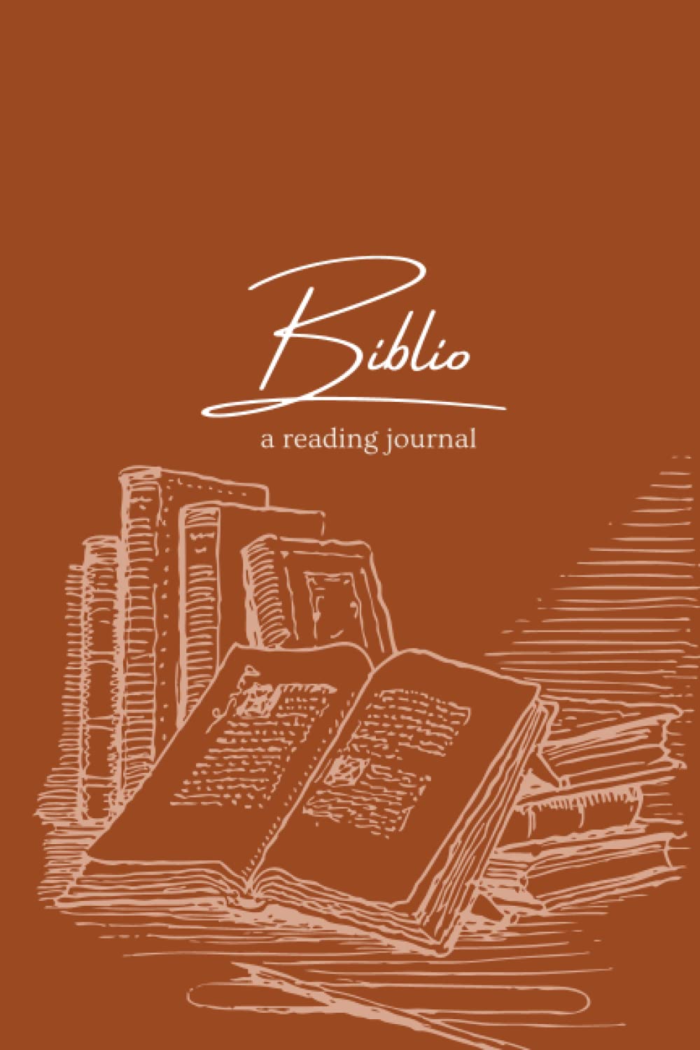 Biblio: Reading Journal & Book Log (Brown)