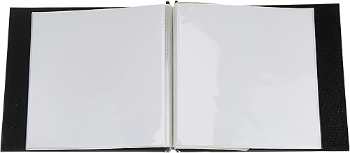 Miniatura 2 de Pioneer - Libro de memorias con tapa de cuero sintético cosido a presión de 8 x 8 pulgadas, color negro