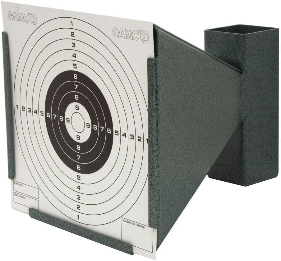 Gamo 6212204 Cone Funnel Pellet Trap in green for 14cm square targets
