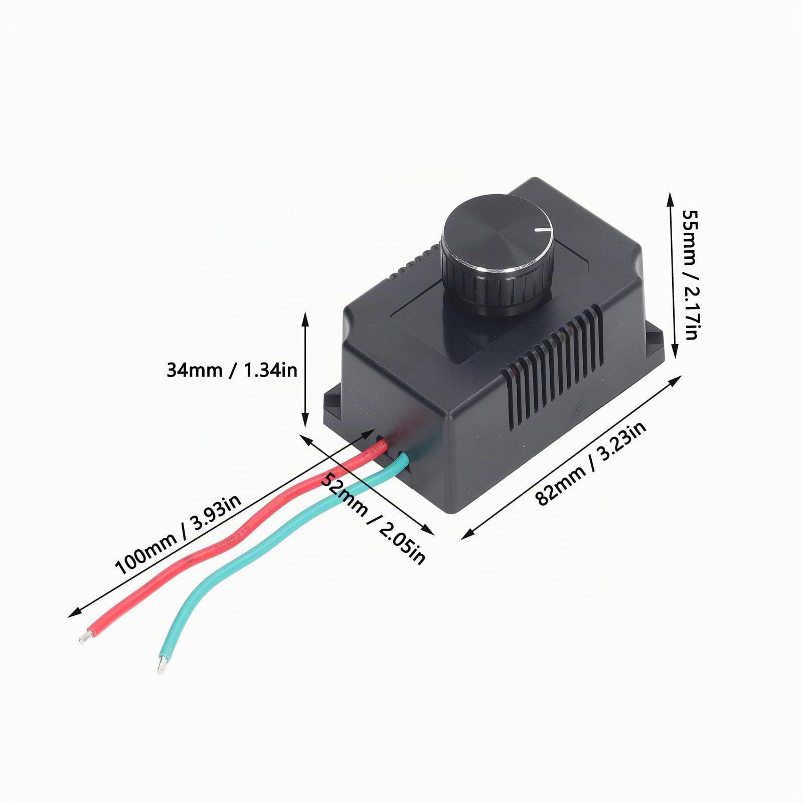 Contrôleur de Vitesse de Moteur à Courant Alternatif AC220V à AC0-220V, Régulateur de Commutateur de Commande en Continu pour Pompe, Broyeur, Ventilateur, Four électrique (3000W)
