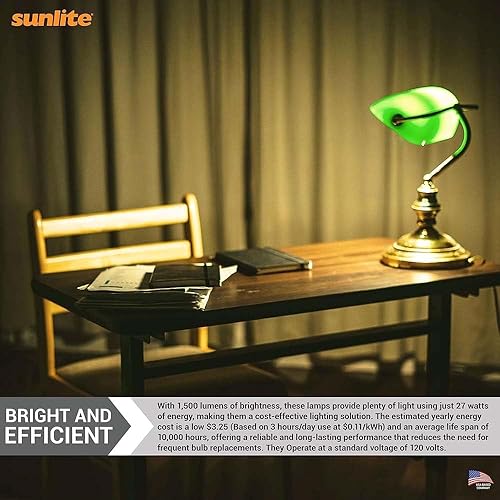 Miniatura 5 de Sunlite 40531 FML2765K2PK Lámpara fluorescente compacta enchufable de cuatro tubos, FML 4 pines, 27 vatios, 1500 lúmenes, luz diurna 6500K, base de