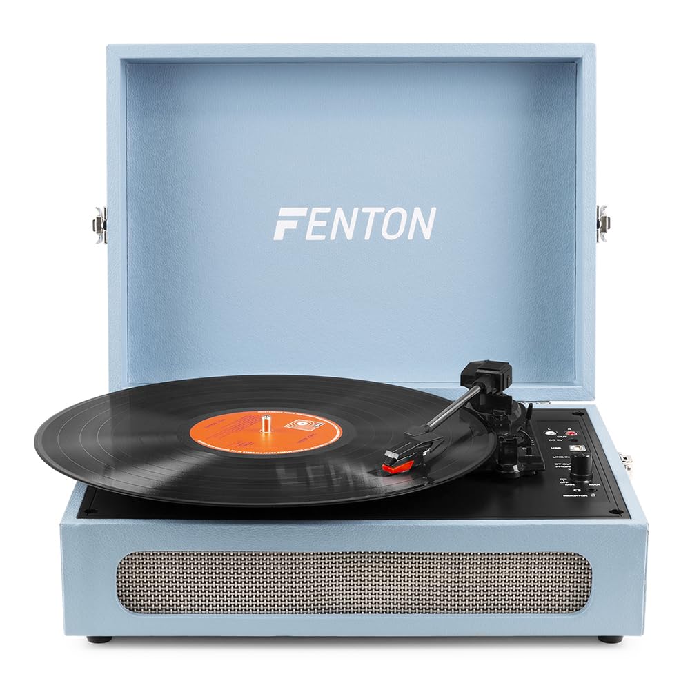 Fenton RP118E Record Player Briefcase with BT in/Out