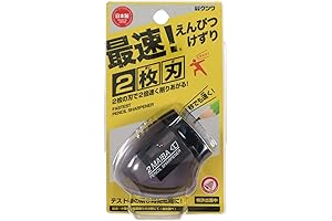 Kutsuwa Stad T'gaal Dual Blade Pencil Sharpener in Transparent Black (RS021BK)