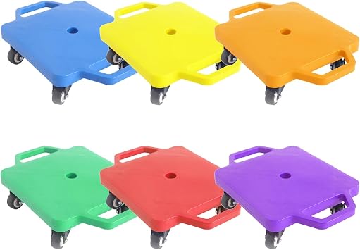 Kids Scooter Sports Scooter Board with Handles Good Performance Non-Marring Lightweight for Kids Children Gym Indoor Outdoor Activities Play Equipment